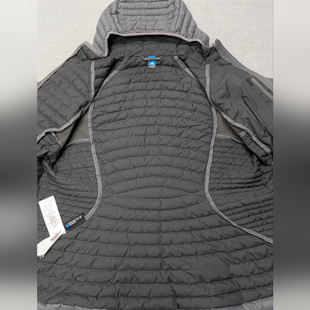 Eddie Bauer First Ascent Storm 800 Down Hooded Jacket Women's M Gray - Picture 6 of 13
